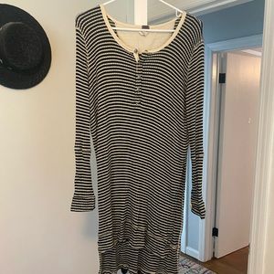 We The Free Striped Oversized Henley